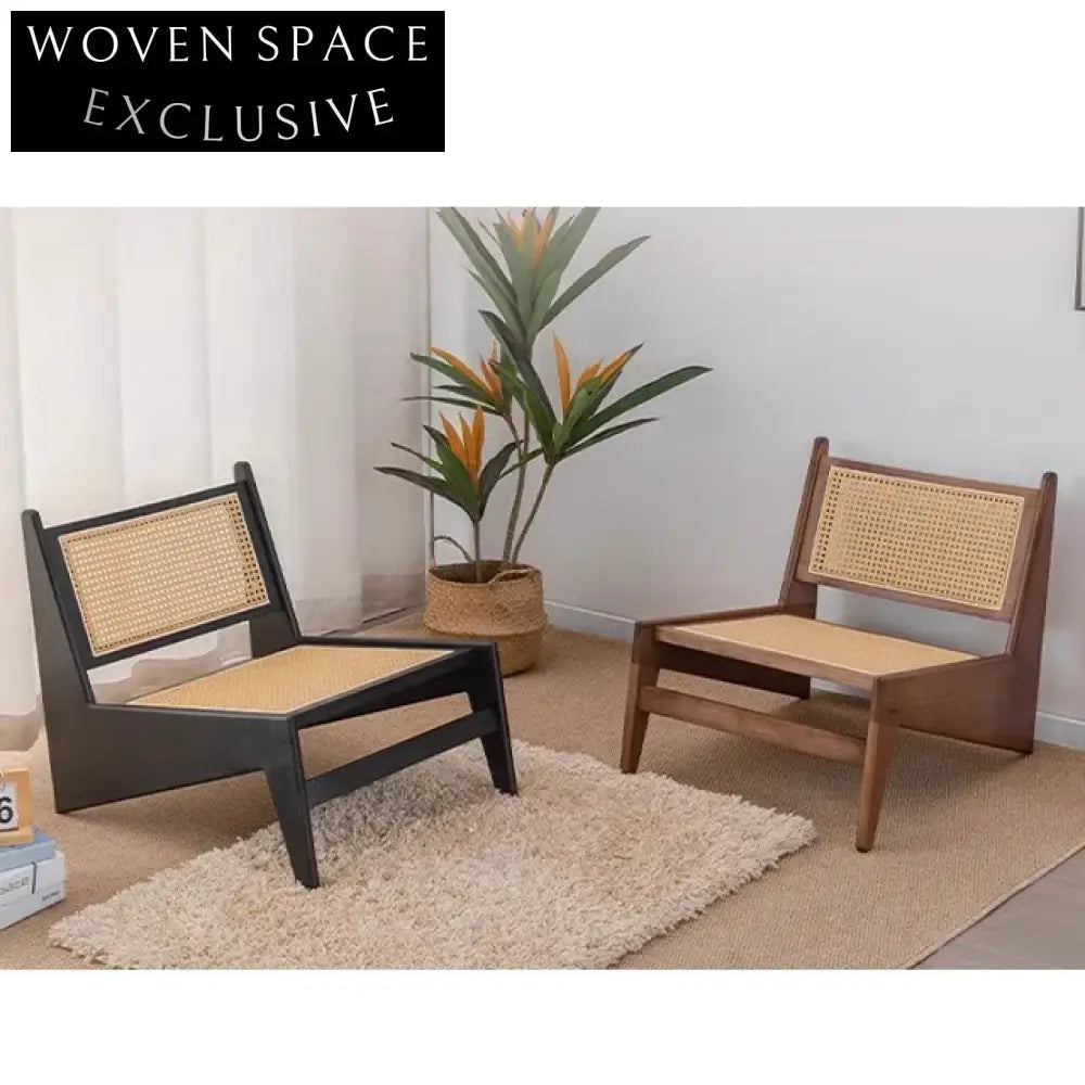 Aged Ash Wood Wabi-Sabi Handcrafted Kangaroo Chair