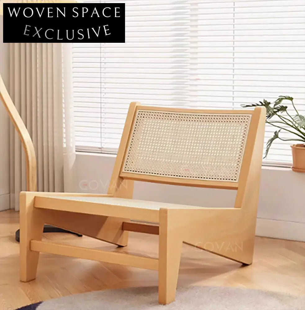 Aged Ash Wood Wabi-Sabi Handcrafted Kangaroo Chair