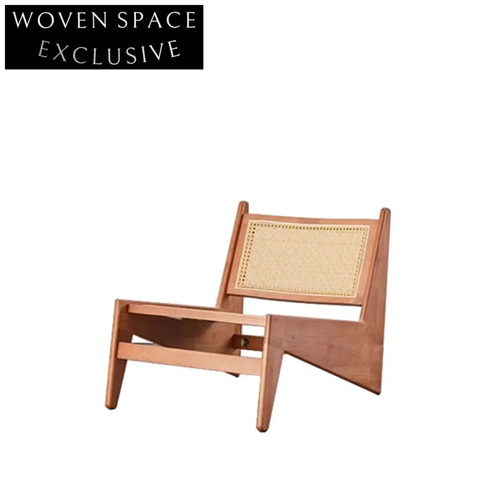 Aged Ash Wood Wabi-Sabi Handcrafted Kangaroo Chair