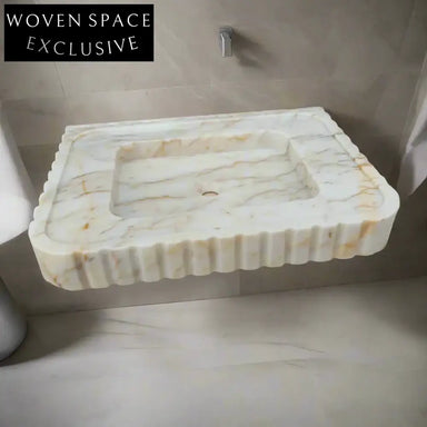 Alessandro Calacatta Gold Marble Sink