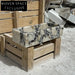 Alessandro Viola Marble Sink Custom Vanity with Storage