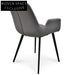 Alice Dark Grey Velvet Dining Chair - (Set of 2) Dining Chairs