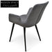 Alice Dark Grey Velvet Dining Chair - (Set of 2) Dining Chairs