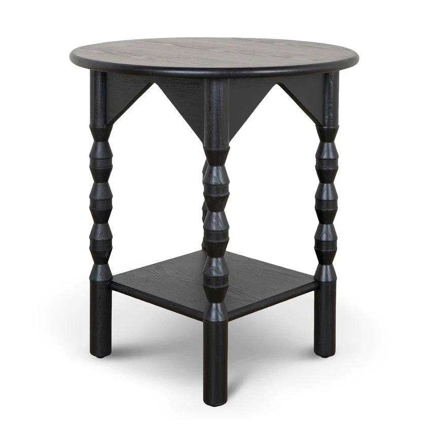 Allan 52cm Side Table - Full Black