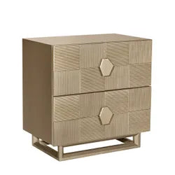 alton gold large bedside table