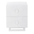 alton white bedside table