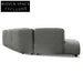Alvaro Right Return Modular Fabric Corner Sofa - Graphite Grey Sofas