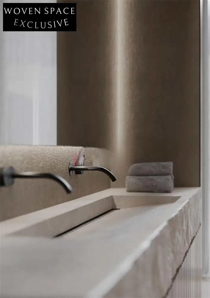 Alyssa Wabi-Sabi Wall-Mounted Double Basin