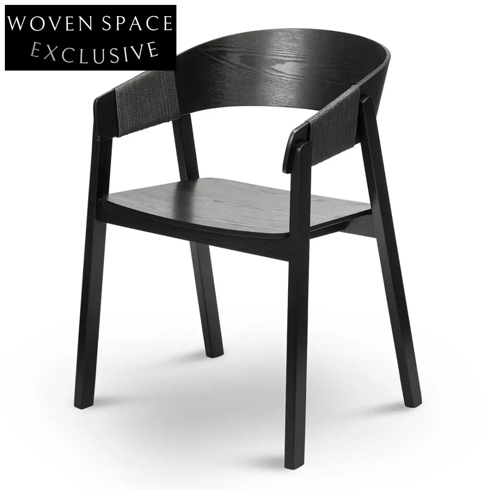 Amalfi  Dining Chair - Full Black (Set of 2)