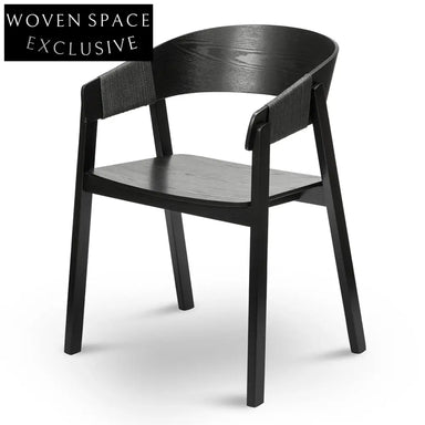 Amalfi  Dining Chair - Full Black (Set of 2)