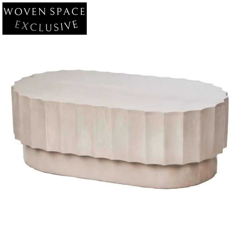 Amalfi Wyatt Coffee Table White Wash Coffee Tables