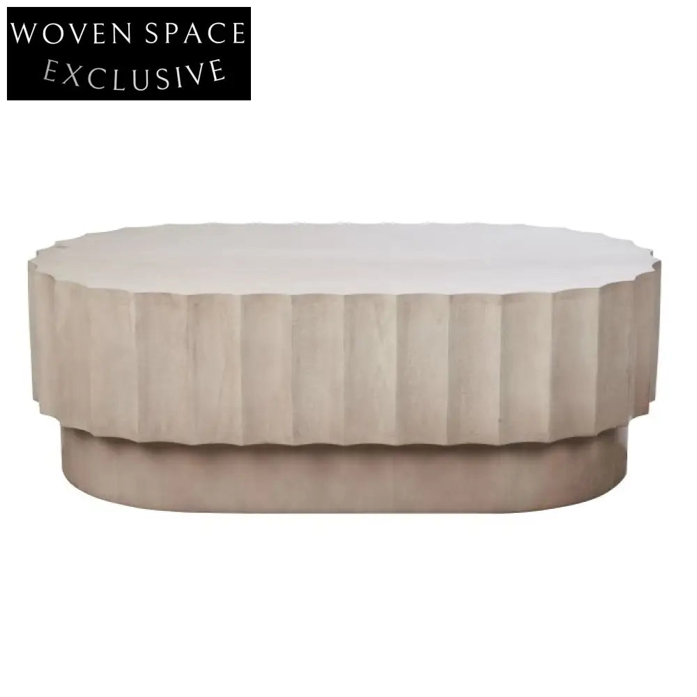 Amalfi Wyatt Coffee Table White Wash Coffee Tables