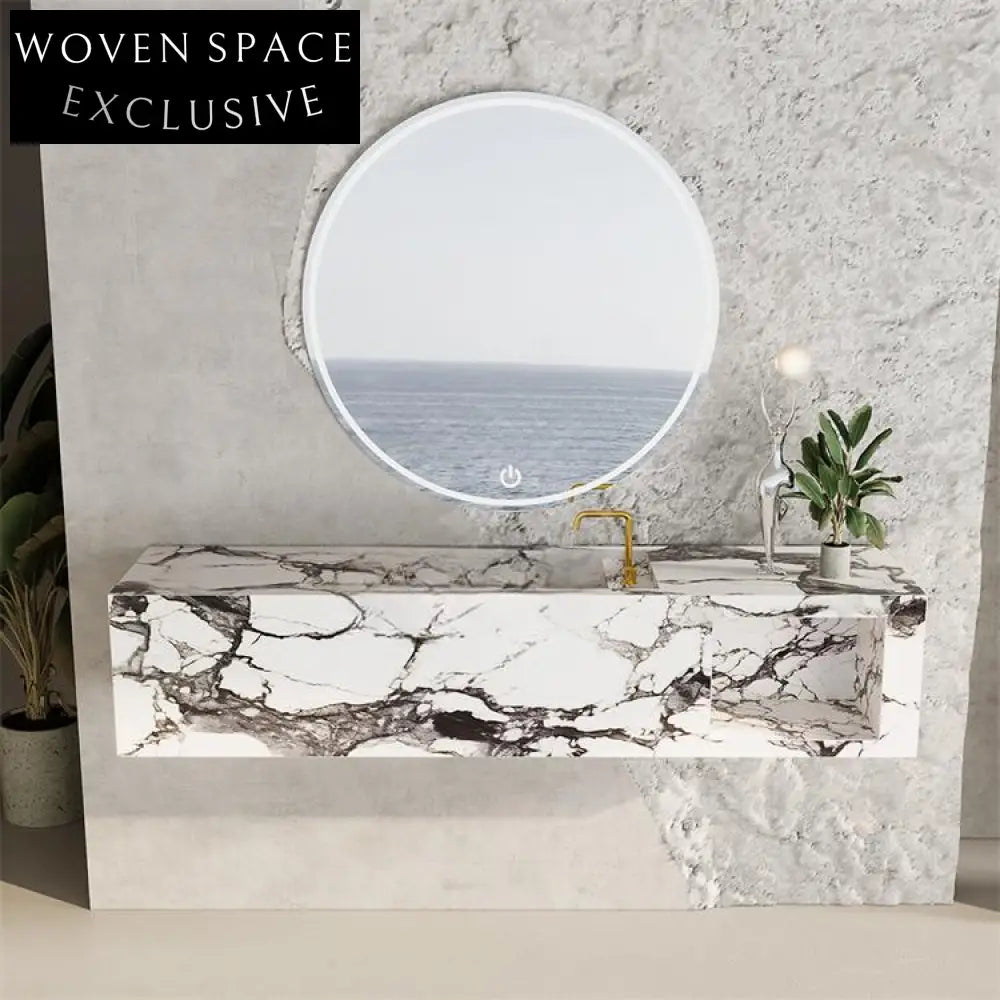 Amber Napoleon Black Bulgari Marble Sink