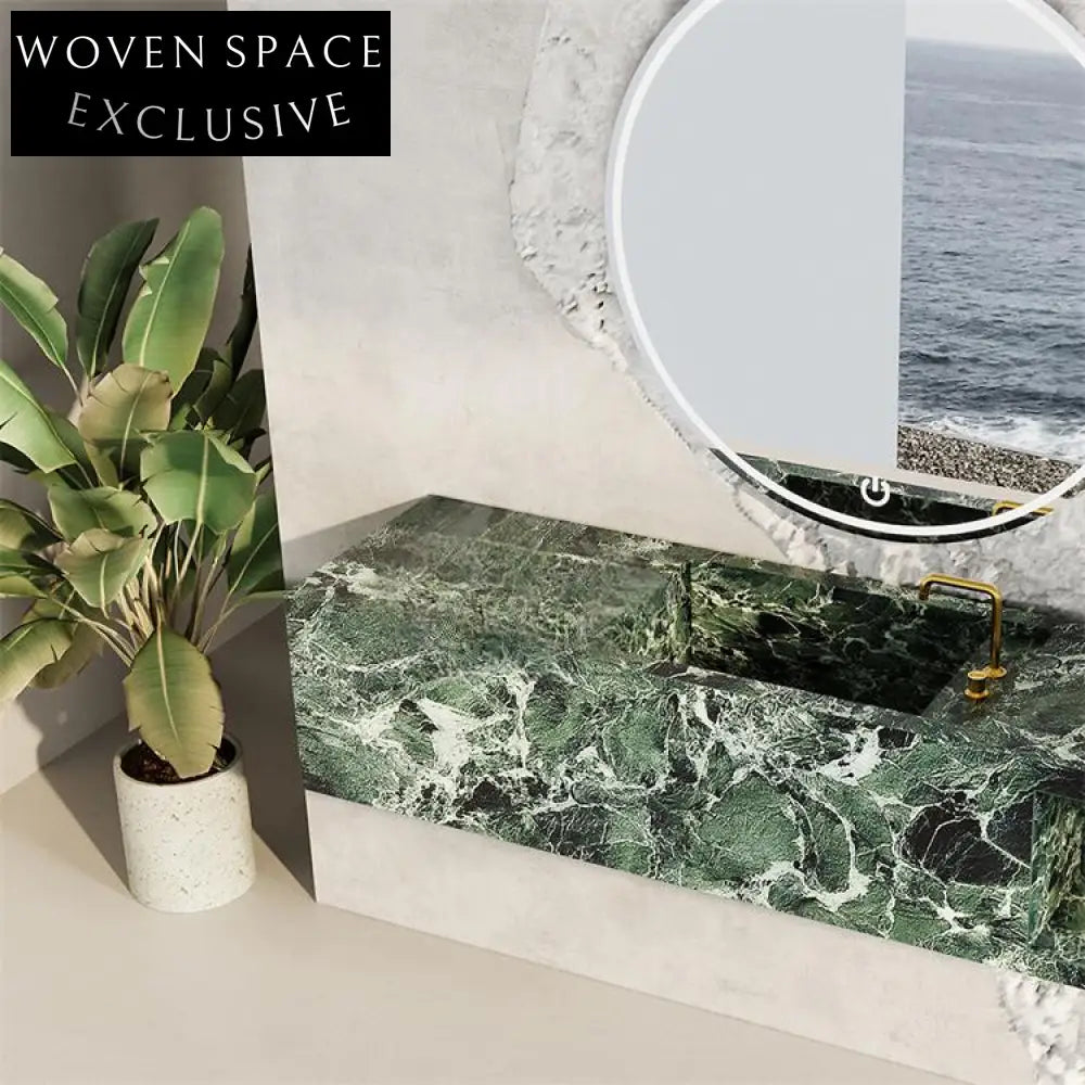 Amber Napoleon Black Bulgari Marble Sink
