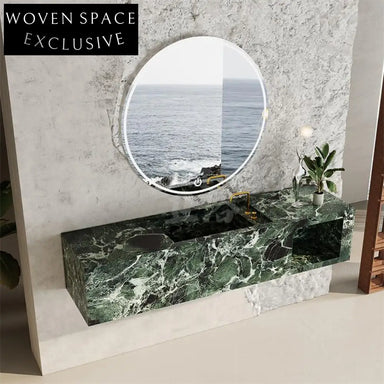 Amber Napoleon Black Bulgari Marble Sink