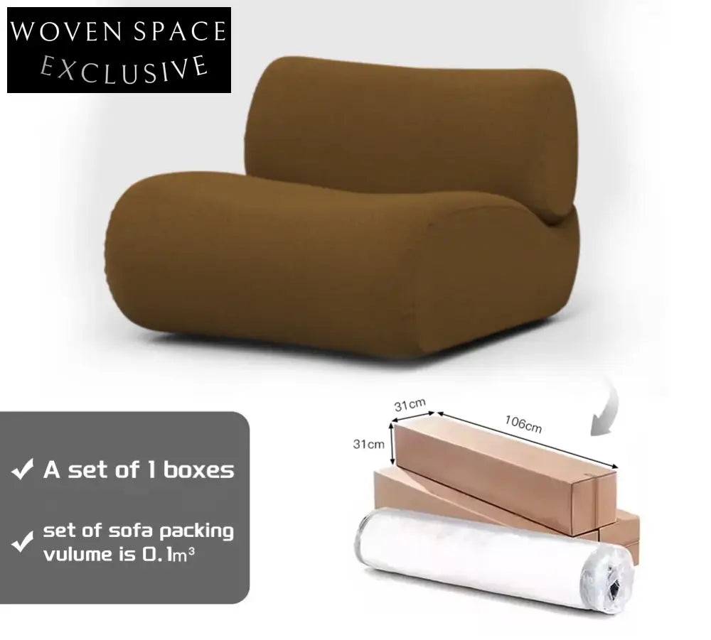 American Comfort High-Density Sponge Modular Sectional Sofa with Chenille Corduroy Fabric