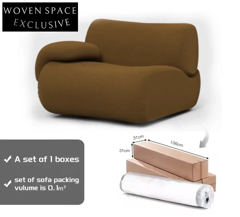 American Comfort High-Density Sponge Modular Sectional Sofa with Chenille Corduroy Fabric