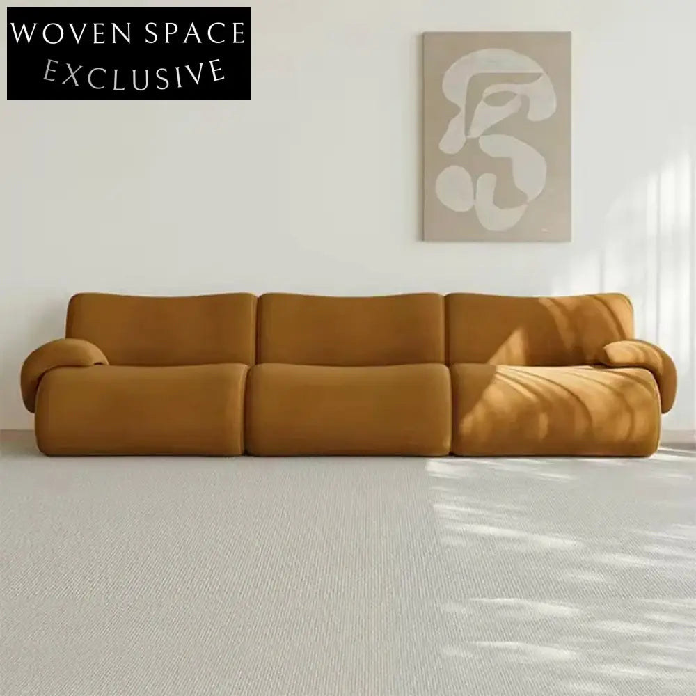 American Comfort High-Density Sponge Modular Sectional Sofa with Chenille Corduroy Fabric