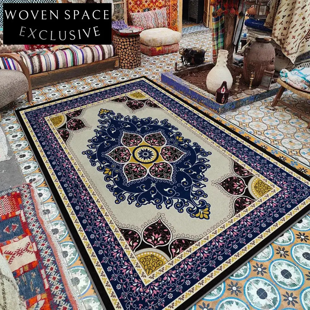 American Light Luxury Country Cottage Retro Persian Living Room Area Rug