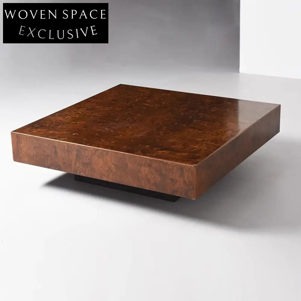 American Style Square Wooden Storage Coffee Table
