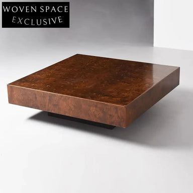 American Style Square Wooden Storage Coffee Table