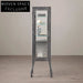 Angéle Dulton Industrial Iron Glass Display Showcase