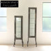 Angéle Dulton Industrial Iron Glass Display Showcase
