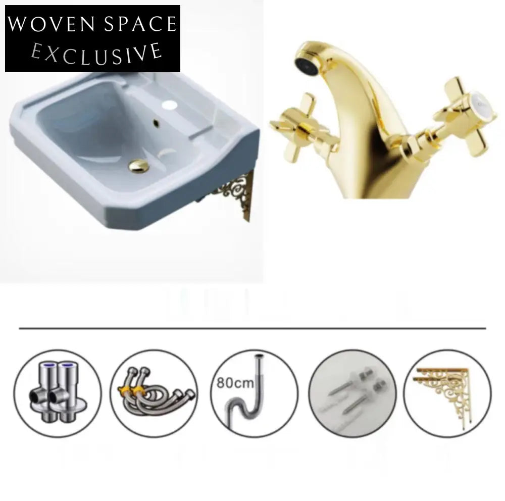 Angelette Retro Wall-Mounted Basin