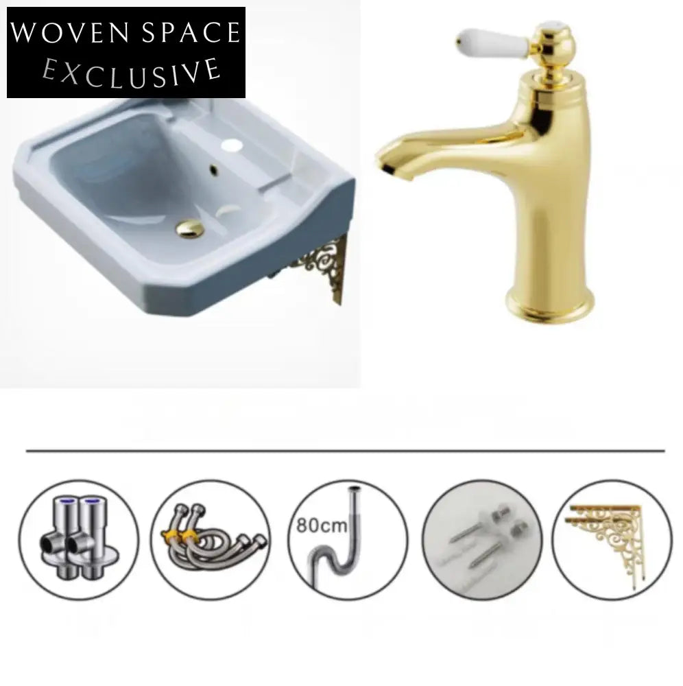 Angelette Retro Wall-Mounted Basin