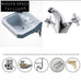 Angelette Retro Wall-Mounted Basin