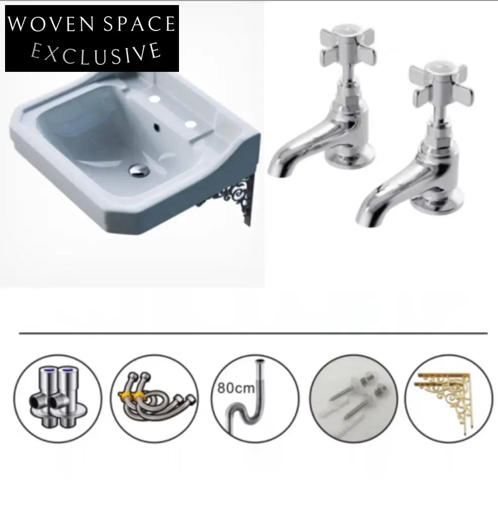 Angelette Retro Wall-Mounted Basin