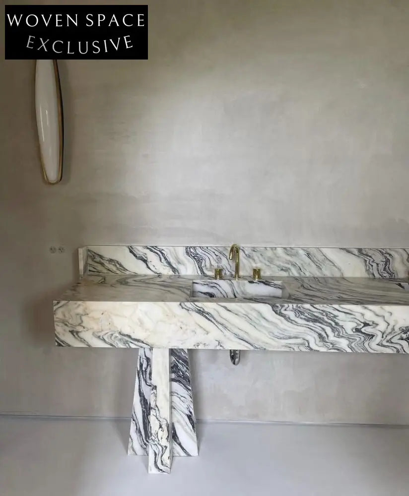 Angelo Custom calacatta basin
