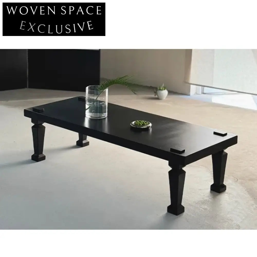 Antique Solid Wood Handmade Sustainable Wabi Sabi Log Coffee Table