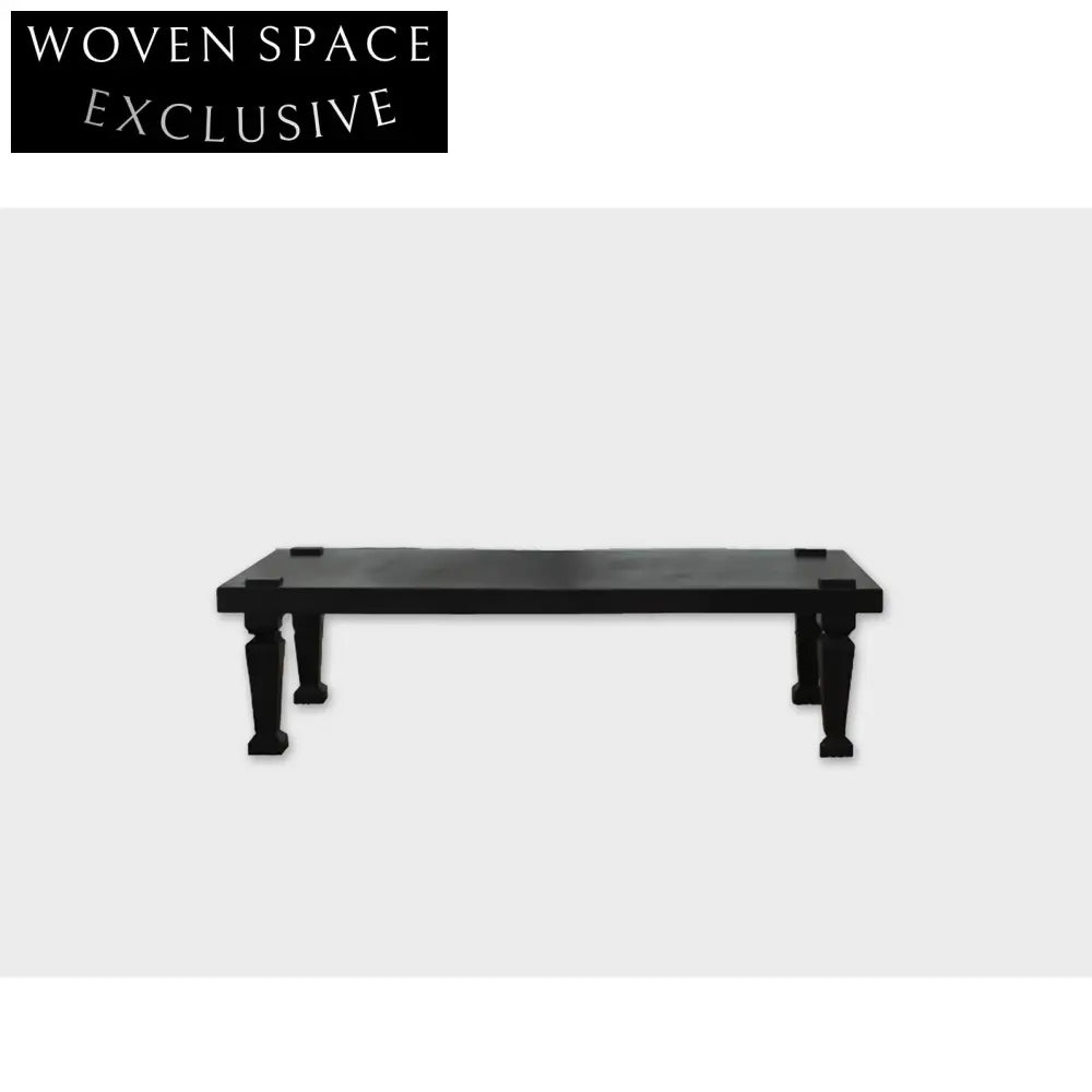 Antique Solid Wood Handmade Sustainable Wabi Sabi Log Coffee Table