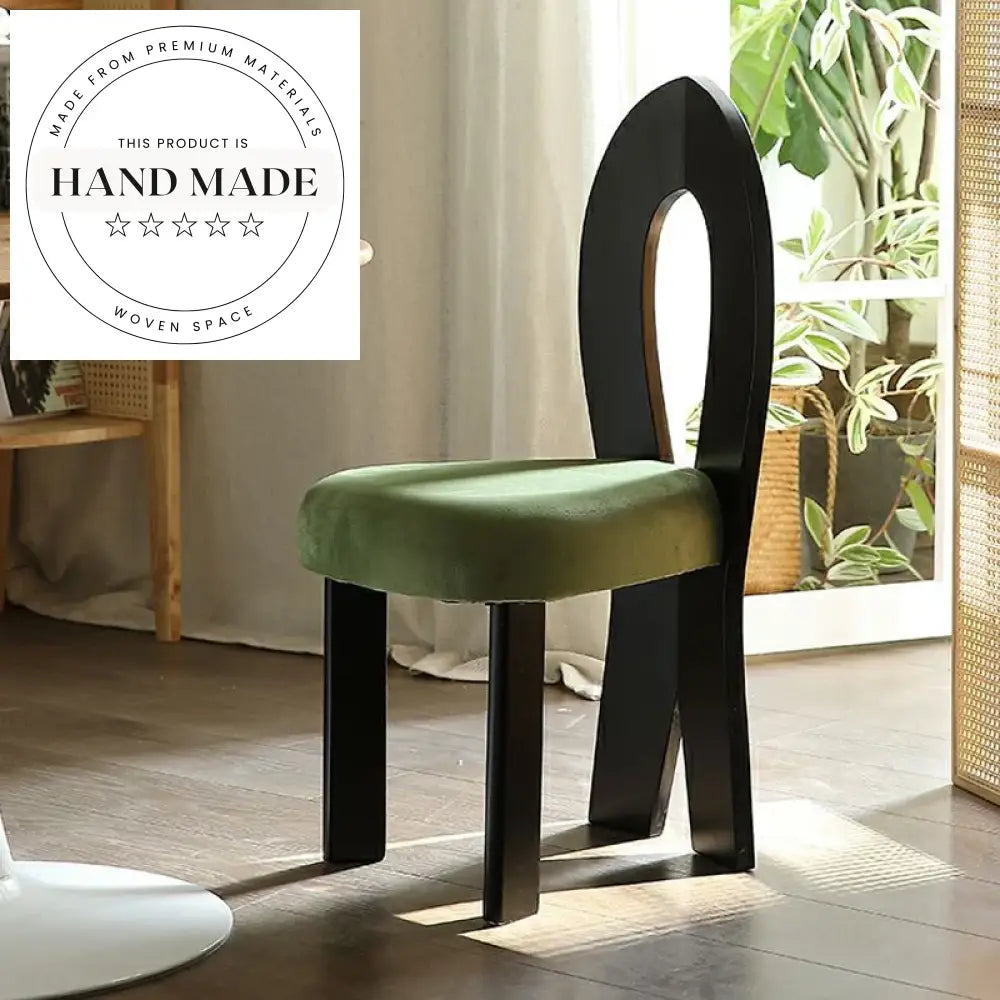 Antique Solid Wood Velvet Upholstered Modern Hotel Dining Chair