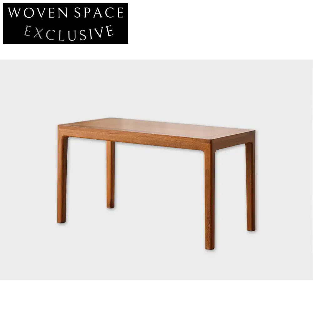 Antique Style Solid Elm Wood Rectangle Handmade Dining Table