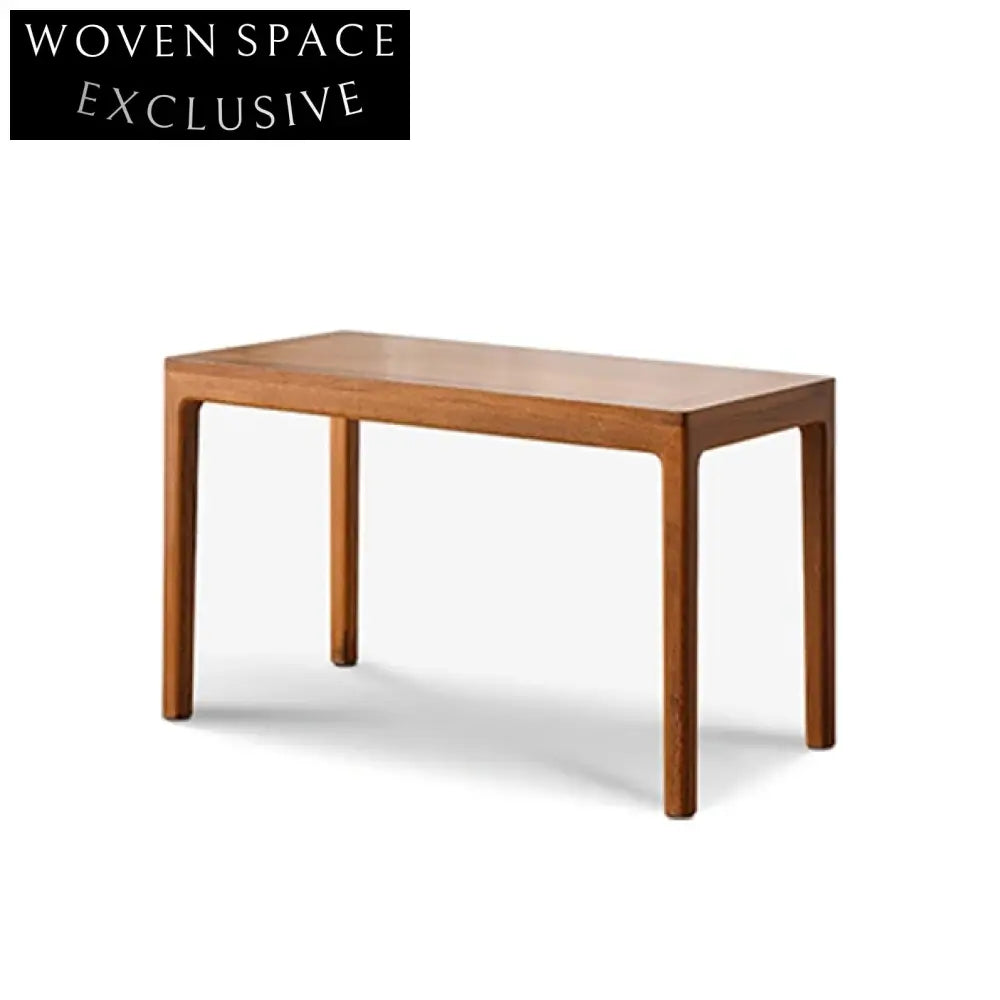 Antique Style Solid Elm Wood Rectangle Handmade Dining Table