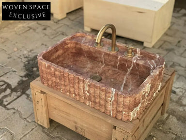 Antonie Travertine Marble Bathroom Sink