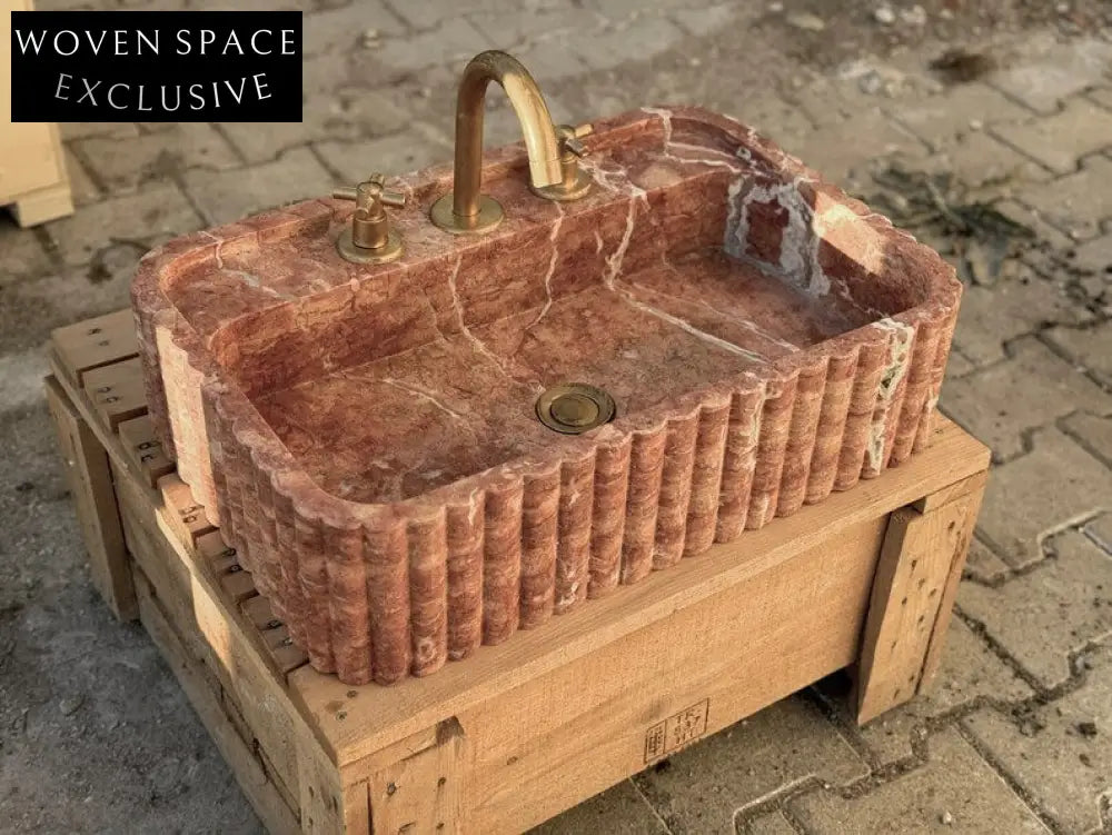 Antonie Travertine Marble Bathroom Sink