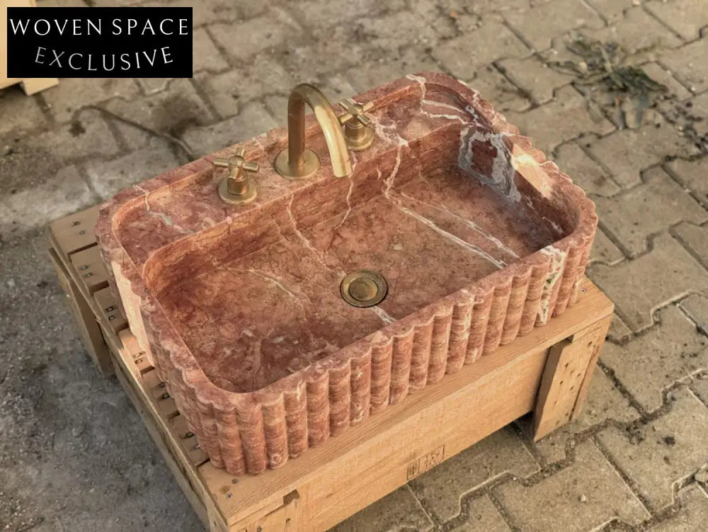 Antonie Travertine Marble Bathroom Sink