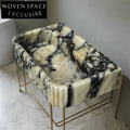 Antonio Viola Marble Sink Custom Hand-Carved Wall Mount