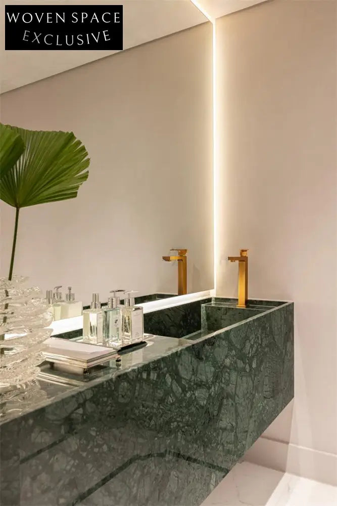 Arabella Amazon Green Marble Sink