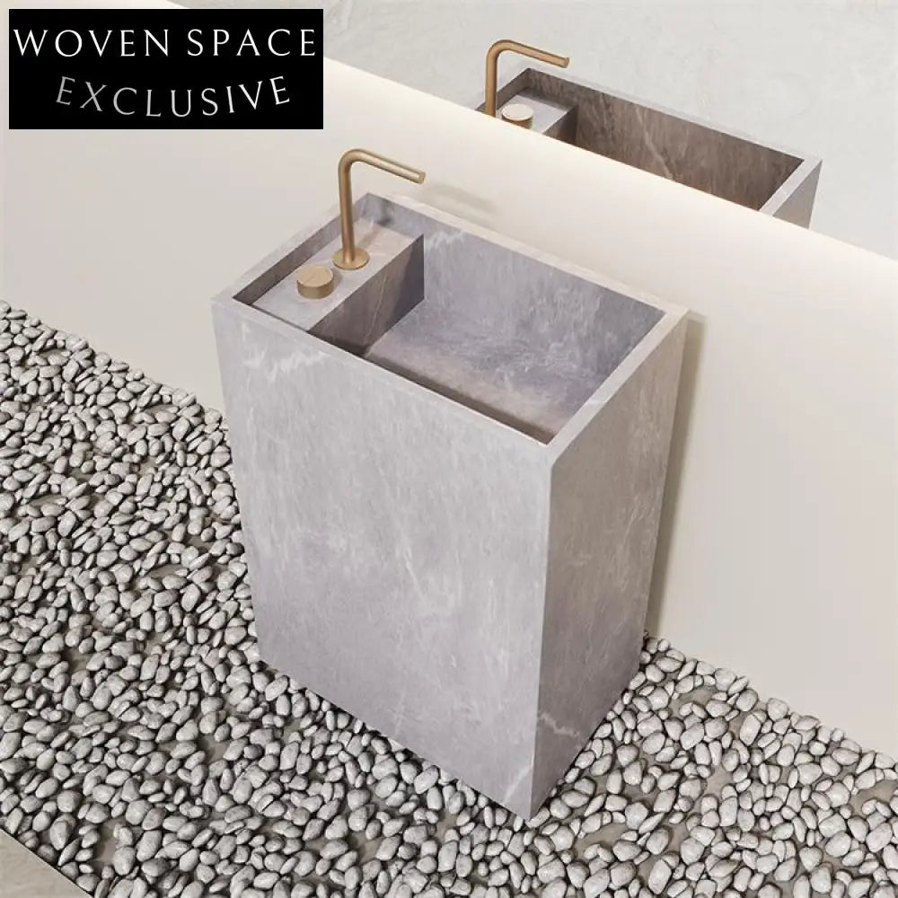 Arianna Amazon Green Floor-Standing Sink