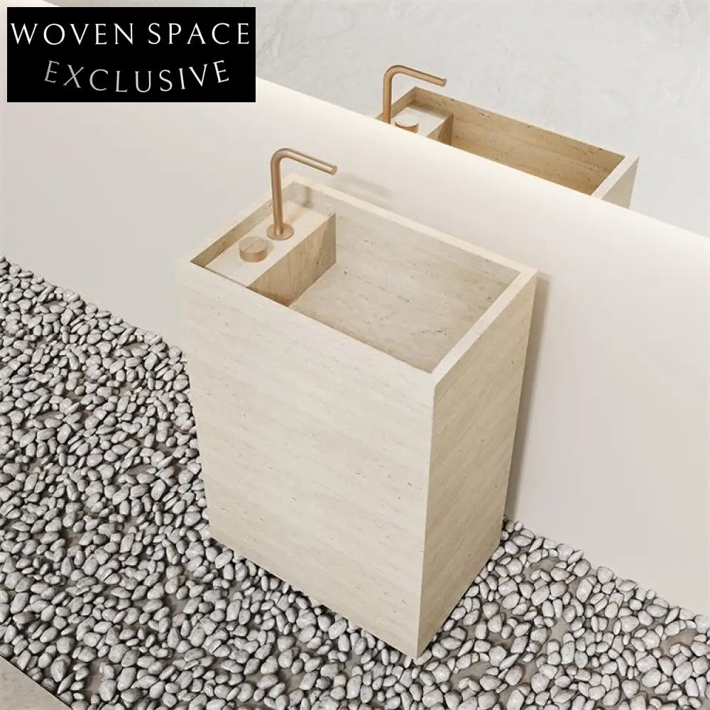 Arianna Amazon Green Floor-Standing Sink