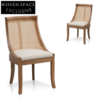 Arla Dining Chair - Light Beige (Set of 2)