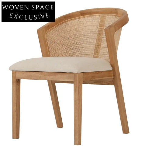 Arla Fabric Dining Chair - Light Beige (Set of 2) Dining Chairs