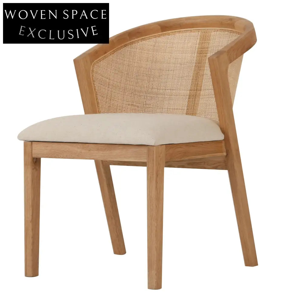 Arla Fabric Dining Chair - Light Beige (Set of 2) Dining Chairs