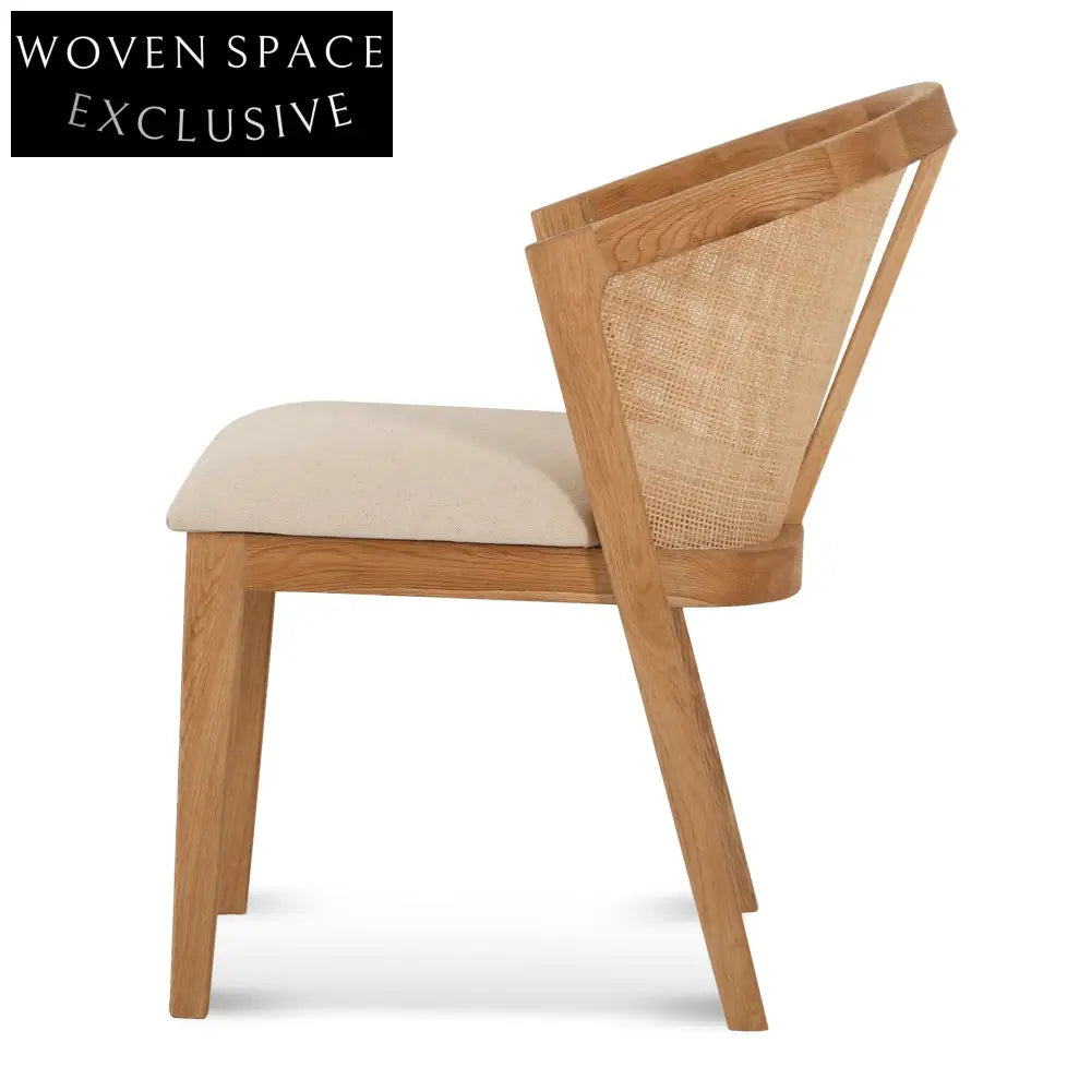 Arla Fabric Dining Chair - Light Beige (Set of 2) Dining Chairs