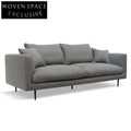 CLC6976-YY 4 Seater Fabric Sofa - Noble Grey