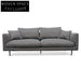 Arlette 4 Seater Fabric Sofa - Noble Grey Sofas